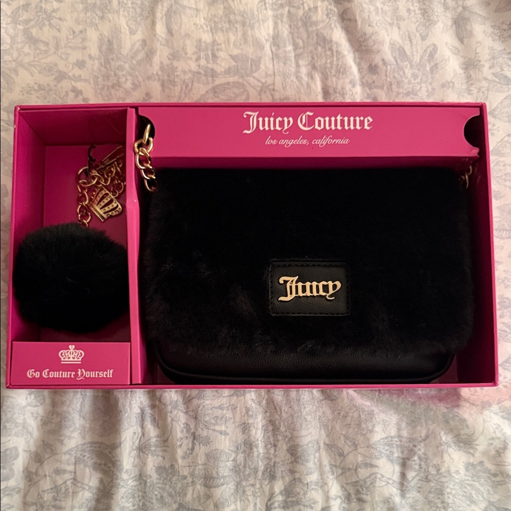 Juicy Couture Fur Crossbody Bag